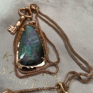 Kendra Scott Saylor Gray Illusion Pendant